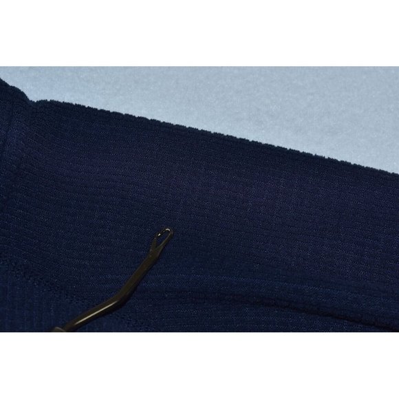 The North Face Men's Sweatshirt Size XL Blue Fleece 1/4 Zip Waffle Pullover - Picture 8 of 13